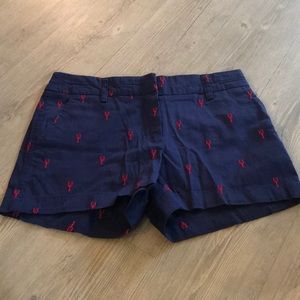 NWOT BRITISH Khaki lobster critter shorts size 2